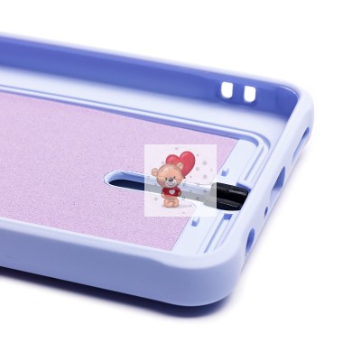 Чехол-накладка для Infinix Hot 40 Pro (светло-фиолетовый) - SC304 с картхолдером