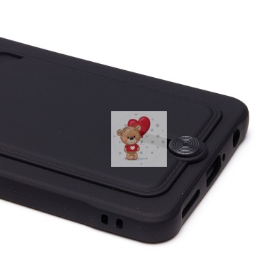 Чехол-накладка для Infinix Hot 40 (черный) - SC304 с картхолдером Чехол-накладка для Infinix Hot 40 (черный) - SC304 с картхолдером