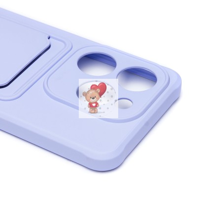 Чехол-накладка для Infinix Hot 40i (светло-фиолетовый) - SC304 с картхолдером Чехол-накладка для Infinix Hot 40i (светло-фиолетовый) - SC304 с картхолдером