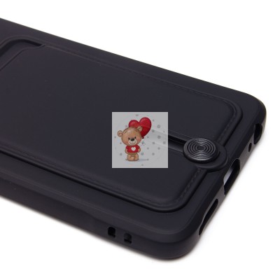 Чехол-накладка для Infinix Hot 50 4G (черный) - SC304 с картхолдером