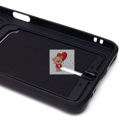 Чехол-накладка для Infinix Hot 50 4G (черный) - SC304 с картхолдером