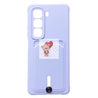 Чехол-накладка для Infinix Hot 50 4G (светло-фиолетовый) - SC304 с картхолдером