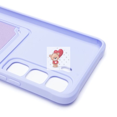 Чехол-накладка для Infinix Hot 50 4G (светло-фиолетовый) - SC304 с картхолдером