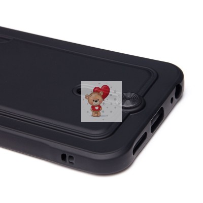 Чехол-накладка для Infinix Hot 50i (черный) - SC304 с картхолдером