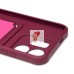 Чехол-накладка для Infinix Hot 50i (бордовый) - SC304 с картхолдером