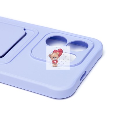 Чехол-накладка для Infinix Hot 50i (светло-фиолетовый) - SC304 с картхолдером