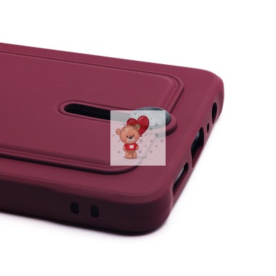 Чехол-накладка для Infinix Note 30 4G (бордовый) - SC304 с картхолдером Чехол-накладка для Infinix Note 30 4G (бордовый) - SC304 с картхолдером