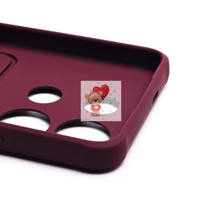 Чехол-накладка для Infinix Note 30 4G (бордовый) - SC304 с картхолдером Чехол-накладка для Infinix Note 30 4G (бордовый) - SC304 с картхолдером