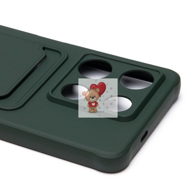 Чехол-накладка для Infinix Note 30 Pro (темно-зеленый) - SC304 с картхолдером Чехол-накладка для Infinix Note 30 Pro (темно-зеленый) - SC304 с картхолдером