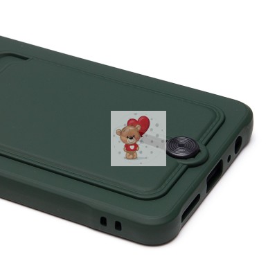 Чехол-накладка для Infinix Note 30 Pro (темно-зеленый) - SC304 с картхолдером Чехол-накладка для Infinix Note 30 Pro (темно-зеленый) - SC304 с картхолдером