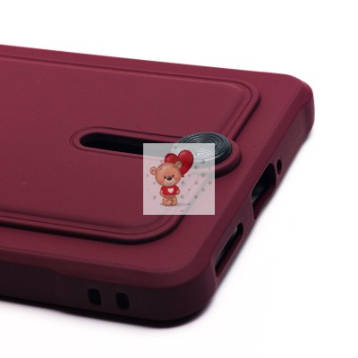 Чехол-накладка для Infinix Note 40 5G (бордовый) - SC304 с картхолдером Чехол-накладка для Infinix Note 40 5G (бордовый) - SC304 с картхолдером