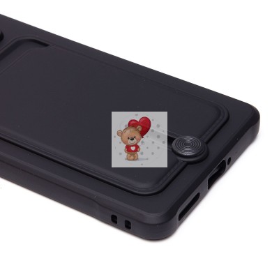 Чехол-накладка для Infinix Note 40 (черный) - SC304 с картхолдером Чехол-накладка для Infinix Note 40 (черный) - SC304 с картхолдером