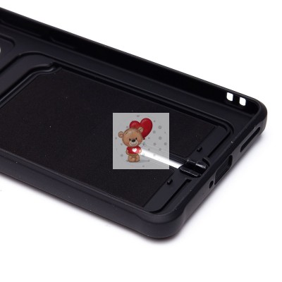 Чехол-накладка для Infinix Note 40 (черный) - SC304 с картхолдером Чехол-накладка для Infinix Note 40 (черный) - SC304 с картхолдером