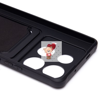 Чехол-накладка для Infinix Note 40 (черный) - SC304 с картхолдером Чехол-накладка для Infinix Note 40 (черный) - SC304 с картхолдером