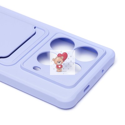 Чехол-накладка для Infinix Note 40 (светло-фиолетовый) - SC304 с картхолдером Чехол-накладка для Infinix Note 40 (светло-фиолетовый) - SC304 с картхолдером