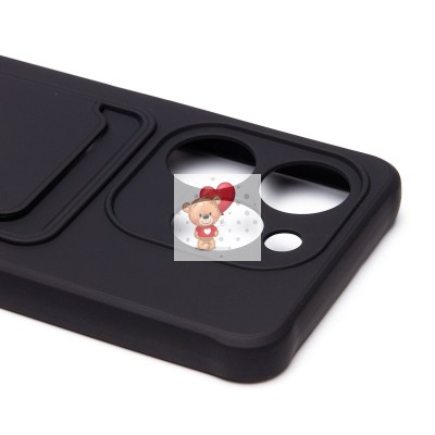 Чехол-накладка для Infinix Smart 8 (черный) - SC304 с картхолдером Чехол-накладка для Infinix Smart 8 (черный) - SC304 с картхолдером