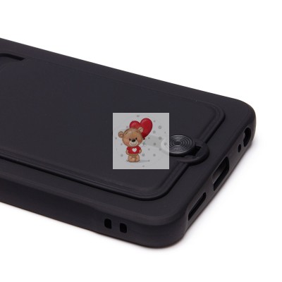 Чехол-накладка для Infinix Smart 8 (черный) - SC304 с картхолдером Чехол-накладка для Infinix Smart 8 (черный) - SC304 с картхолдером