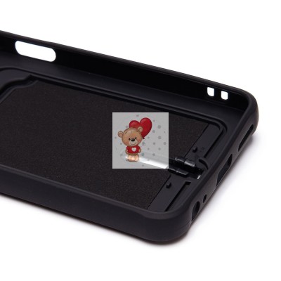 Чехол-накладка для Infinix Smart 8 (черный) - SC304 с картхолдером Чехол-накладка для Infinix Smart 8 (черный) - SC304 с картхолдером