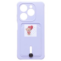 Чехол-накладка для Infinix Smart 8 (светло-фиолетовый) - SC304 с картхолдером Чехол-накладка для Infinix Smart 8 (светло-фиолетовый) - SC304 с картхолдером