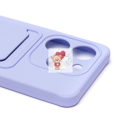 Чехол-накладка для Infinix Smart 8 (светло-фиолетовый) - SC304 с картхолдером Чехол-накладка для Infinix Smart 8 (светло-фиолетовый) - SC304 с картхолдером