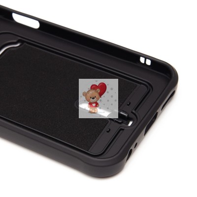 Чехол-накладка для Infinix Smart 9 4G (черный) - SC304 с картхолдером Чехол-накладка для Infinix Smart 9 4G (черный) - SC304 с картхолдером