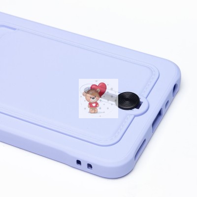 Чехол-накладка для OPPO realme C35 (темно-фиолетовый) - SC304 с картхолдером