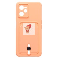 Чехол-накладка для OPPO realme C35 (розовый) - SC304 с картхолдером Чехол-накладка для OPPO realme C35 (розовый) - SC304 с картхолдером