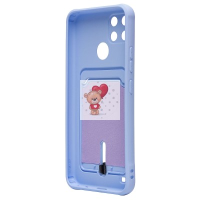 Чехол-накладка для Realme C21Y/C25Y (светло-фиолетовый) - SC304 с картхолдером