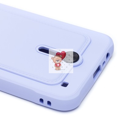 Чехол-накладка для Realme C21Y/C25Y (светло-фиолетовый) - SC304 с картхолдером