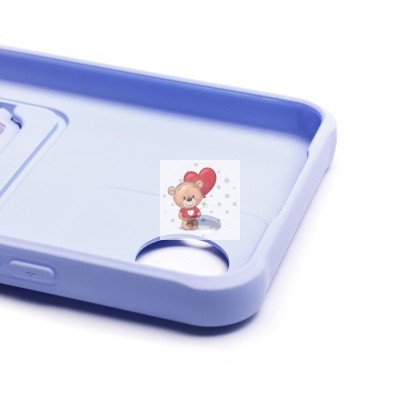 Чехол-накладка для Realme C30 (светло-фиолетовый) - SC304 с картхолдером Чехол-накладка для Realme C30 (светло-фиолетовый) - SC304 с картхолдером