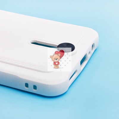 Чехол-накладка для Realme C30 (белый) - SC304 с картхолдером