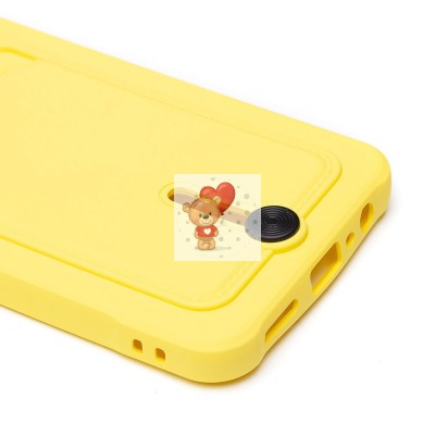 Чехол-накладка для Realme C30 (желтый) - SC304 с картхолдером