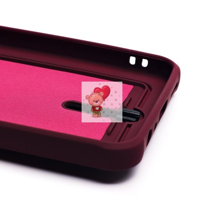 Чехол-накладка для Realme C33 (бордовый) - SC304 с картхолдером Чехол-накладка для Realme C33 (бордовый) - SC304 с картхолдером