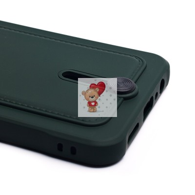 Чехол-накладка для Realme C33 (темно-зеленый) - SC304 с картхолдером Чехол-накладка для Realme C33 (темно-зеленый) - SC304 с картхолдером