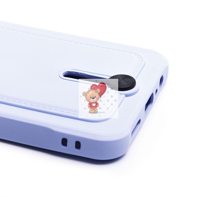Чехол-накладка для Realme C33 (светло-фиолетовый) - SC304 с картхолдером