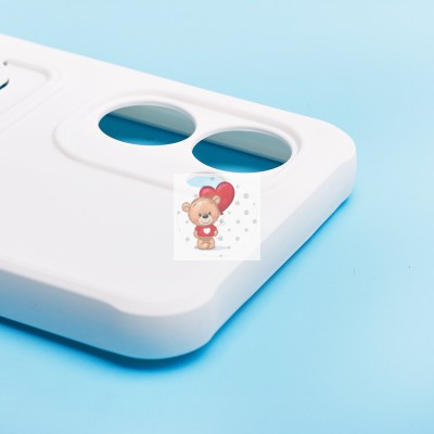 Чехол-накладка для Realme C33 (белый) - SC304 с картхолдером Чехол-накладка для Realme C33 (белый) - SC304 с картхолдером