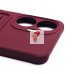 Чехол-накладка для Realme C55 (бордовый) - SC304 с картхолдером Чехол-накладка для Realme C55 (бордовый) - SC304 с картхолдером