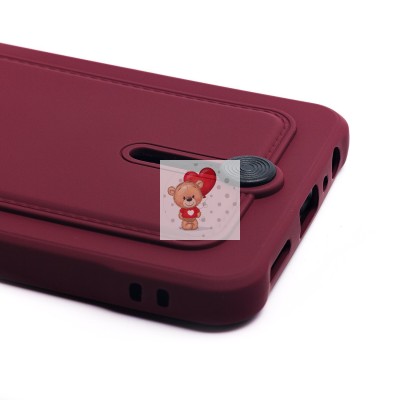 Чехол-накладка для Realme C55 (бордовый) - SC304 с картхолдером Чехол-накладка для Realme C55 (бордовый) - SC304 с картхолдером