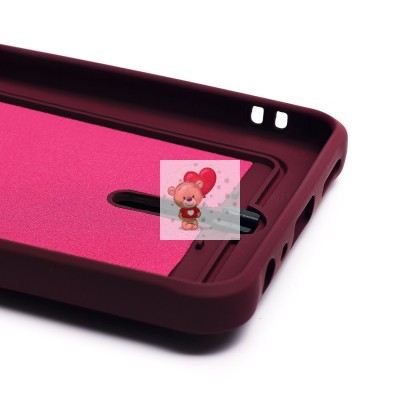 Чехол-накладка для Realme C55 (бордовый) - SC304 с картхолдером Чехол-накладка для Realme C55 (бордовый) - SC304 с картхолдером