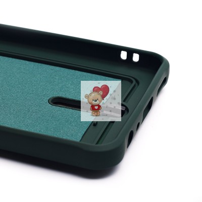 Чехол-накладка для Realme C55 (темно-зеленый) - SC304 с картхолдером