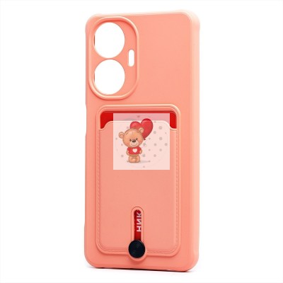 Чехол-накладка для Realme C55 (светло-розовый) - SC304 с картхолдером Чехол-накладка для Realme C55 (светло-розовый) - SC304 с картхолдером