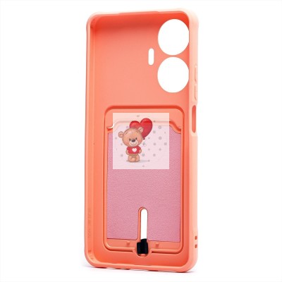 Чехол-накладка для Realme C55 (светло-розовый) - SC304 с картхолдером Чехол-накладка для Realme C55 (светло-розовый) - SC304 с картхолдером