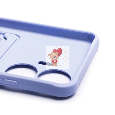 Чехол-накладка для Realme C55 (светло-фиолетовый) - SC304 с картхолдером Чехол-накладка для Realme C55 (светло-фиолетовый) - SC304 с картхолдером