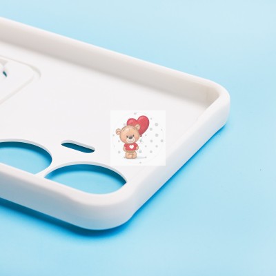 Чехол-накладка для Realme C55 (белый) - SC304 с картхолдером Чехол-накладка для Realme C55 (белый) - SC304 с картхолдером