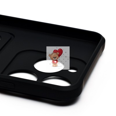 Чехол-накладка для Realme C61 4G Global (черный) - SC304 с картхолдером Чехол-накладка для Realme C61 4G Global (черный) - SC304 с картхолдером