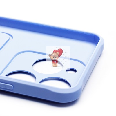 Чехол-накладка для Realme C61 4G Global (светло-фиолетовый) - SC304 с картхолдером