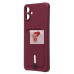 Чехол-накладка для Samsung Galaxy A06 (бордовый) - SC304 с картхолдером Чехол-накладка для Samsung Galaxy A06 (бордовый) - SC304 с картхолдером