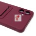 Чехол-накладка для Samsung Galaxy A06 (бордовый) - SC304 с картхолдером Чехол-накладка для Samsung Galaxy A06 (бордовый) - SC304 с картхолдером