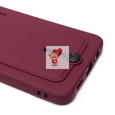 Чехол-накладка для Samsung Galaxy A06 (бордовый) - SC304 с картхолдером Чехол-накладка для Samsung Galaxy A06 (бордовый) - SC304 с картхолдером