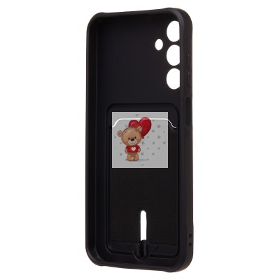 Чехол-накладка для Samsung Galaxy A15 5G (черный) - SC304 с картхолдером Чехол-накладка для Samsung Galaxy A15 5G (черный) - SC304 с картхолдером